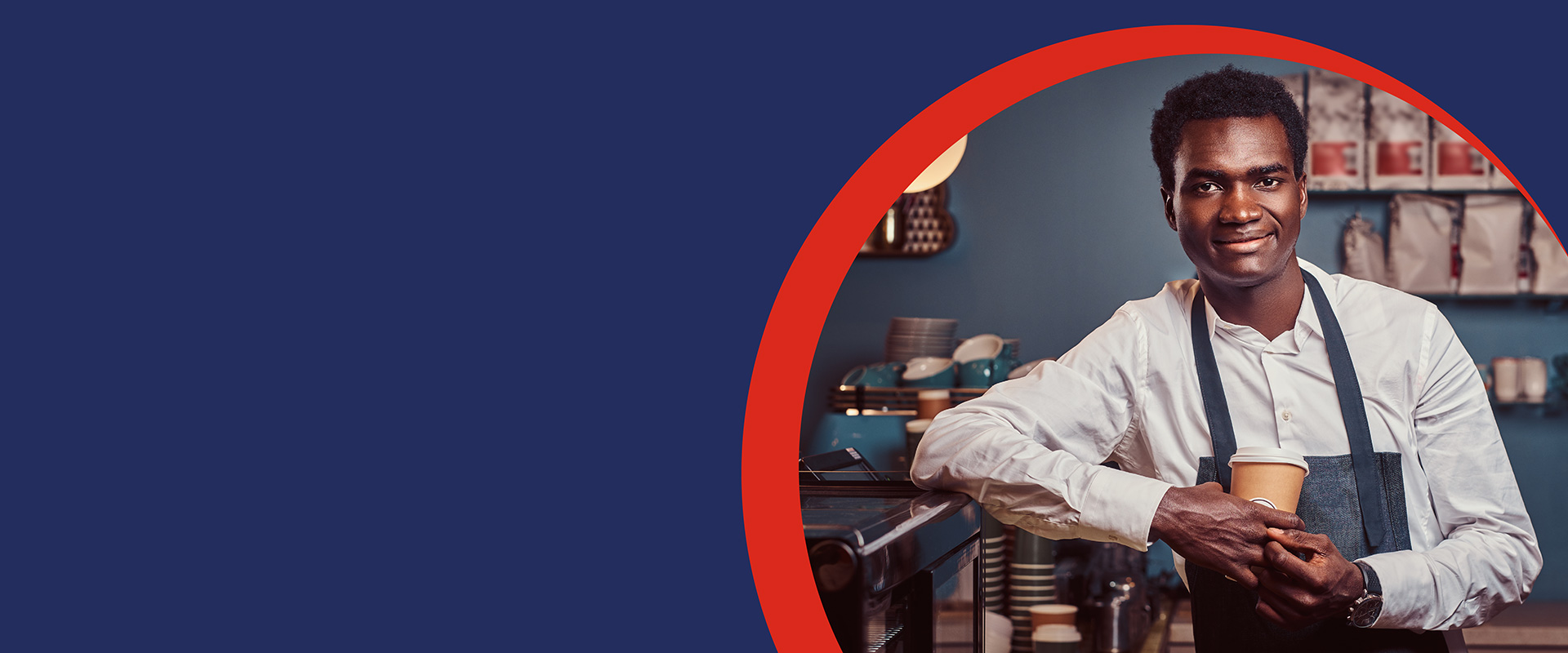 Izwe Ghana Business Savings Accounts | Barista | Banner
