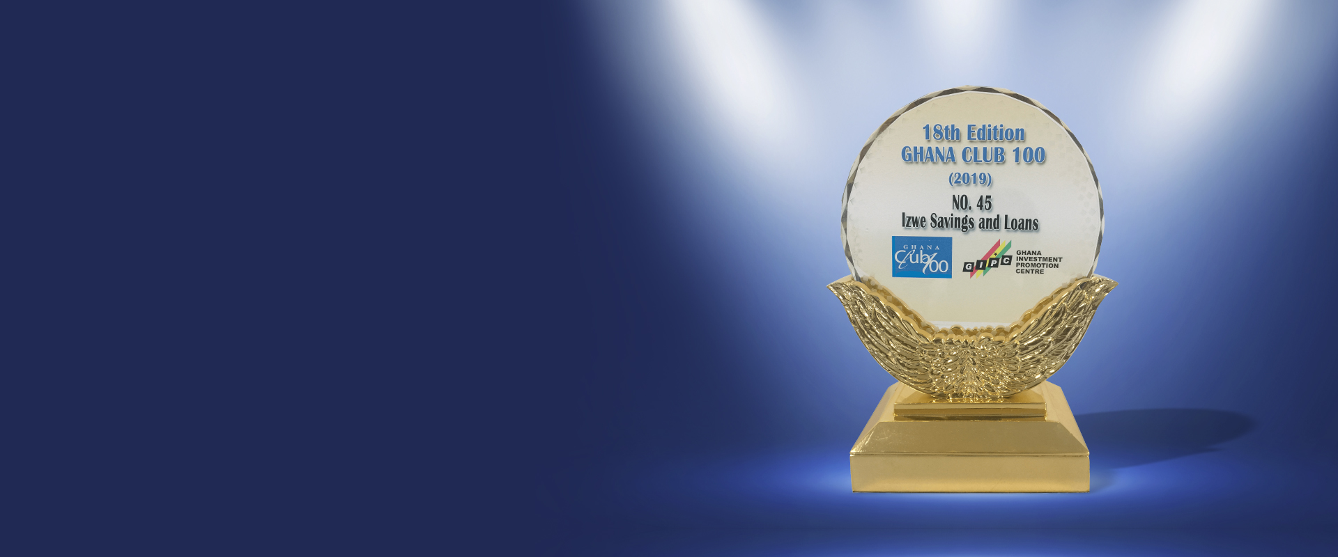 Ghana Club 100 Trophy Image on background